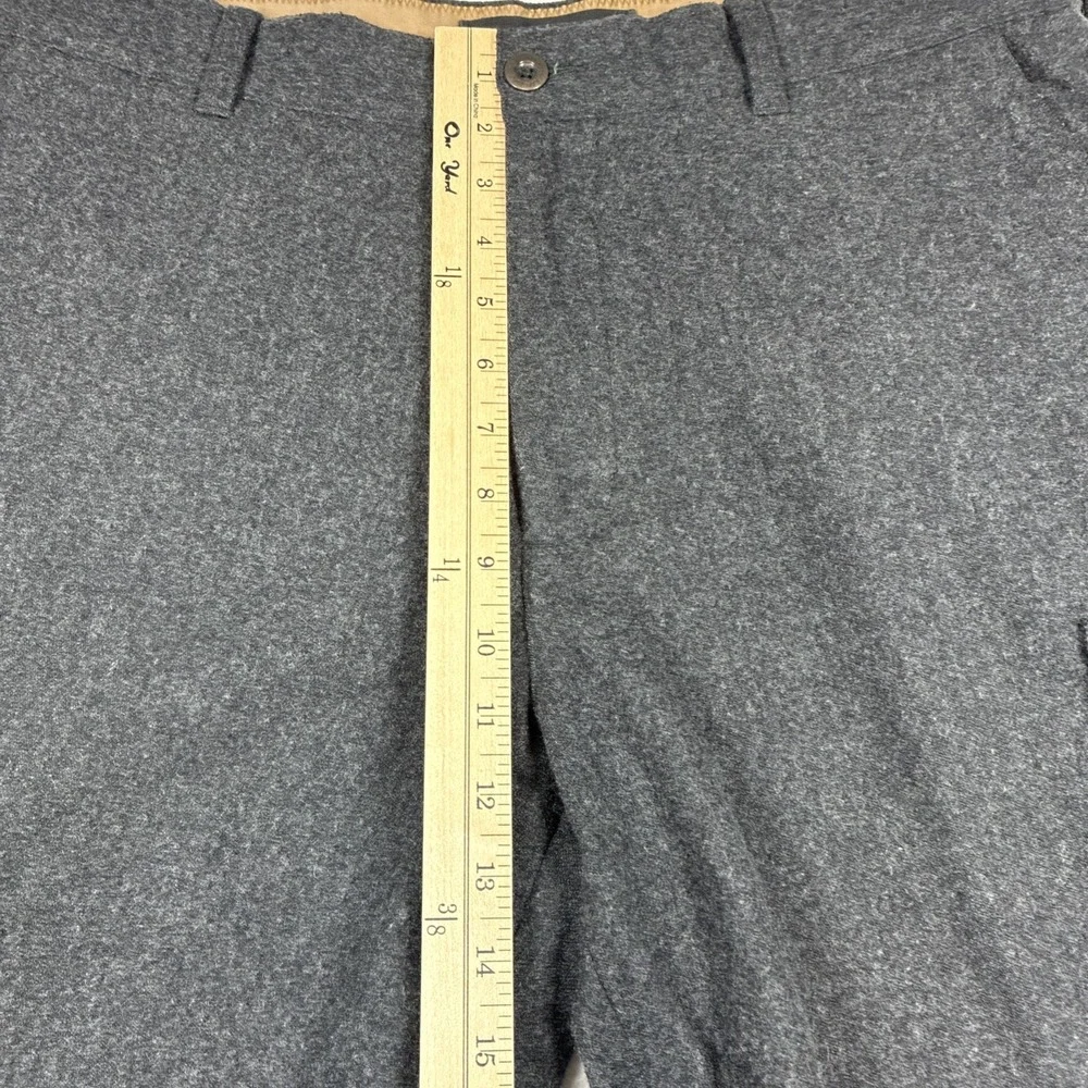 Vintage Banana Republic Dawson Wool Cargo‎ Pants Y2K Mens 36x32 Charcoal Gray